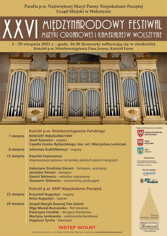XXVI Midzynarodowy Festiwal Organowy